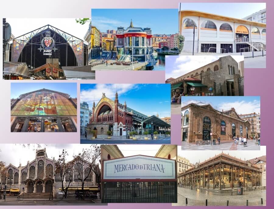 colllage mercados Españoles