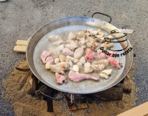 Concurso de paellas en Valencia en Fallas