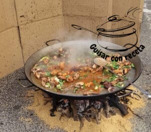 Concurso de paella sofrito tomate