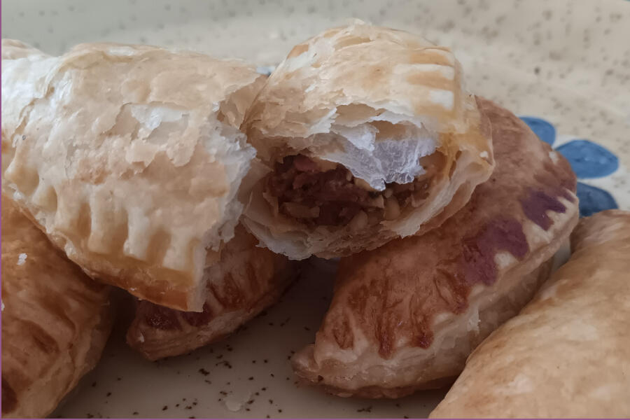 Empanadillas de atún vegano