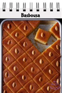 Basbousa, carátula de receta