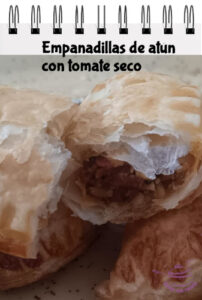 Empanadillas de atún con tomate seco, carátula de receta