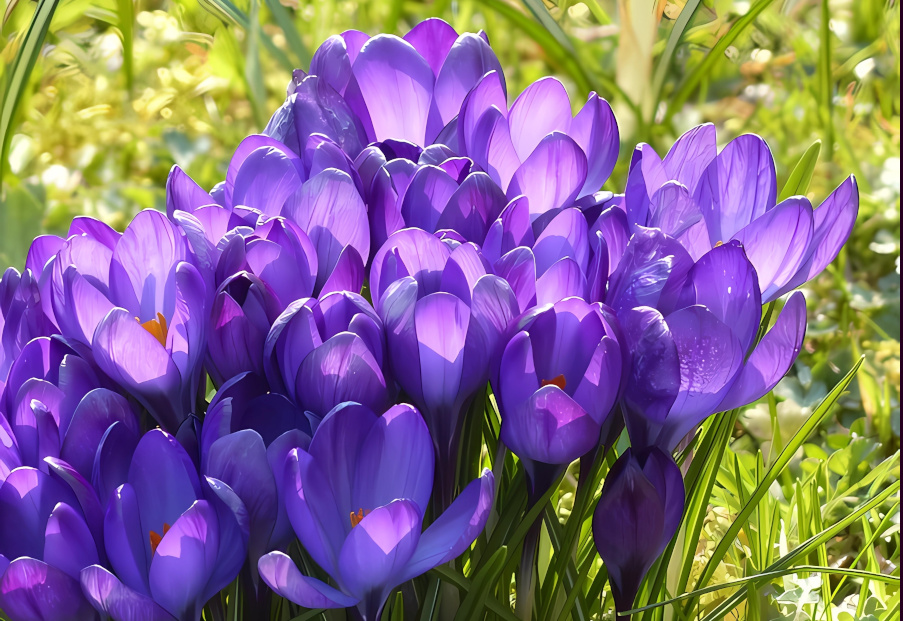 Flor Rosa del azafrán